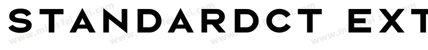 StandardCT ExtraBold字体转换